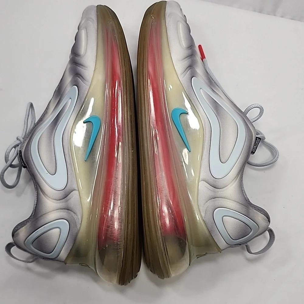 Nike Air Max 720 AR9293-011‎ Airbrush Running Shoes Grey/Rainbow Men's Size 9